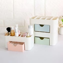 clearglow cosmetic storage box cotton swab and jewelry organizer