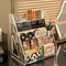 ClearStep Acrylic Makeup Organizer Display Stand For Vanity Storage 4
