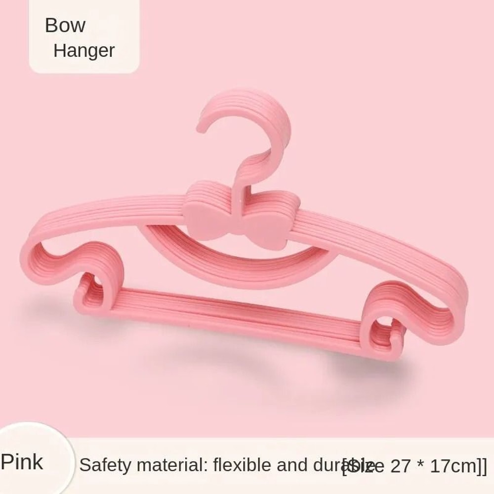 Cute Baby Clothes Hangers Set Non Slip Kids Wardrobe Organizer 10 Pack 2