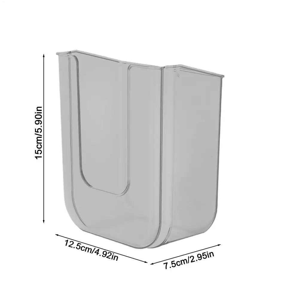 Wall Mounted Tissue Box Organizer With Large Opening Bathroom Tissue Holder 2