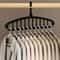 Folding Multi Hole Space Saving Clothes Hanger Organizer For Pants And Wardrobe Storage 6