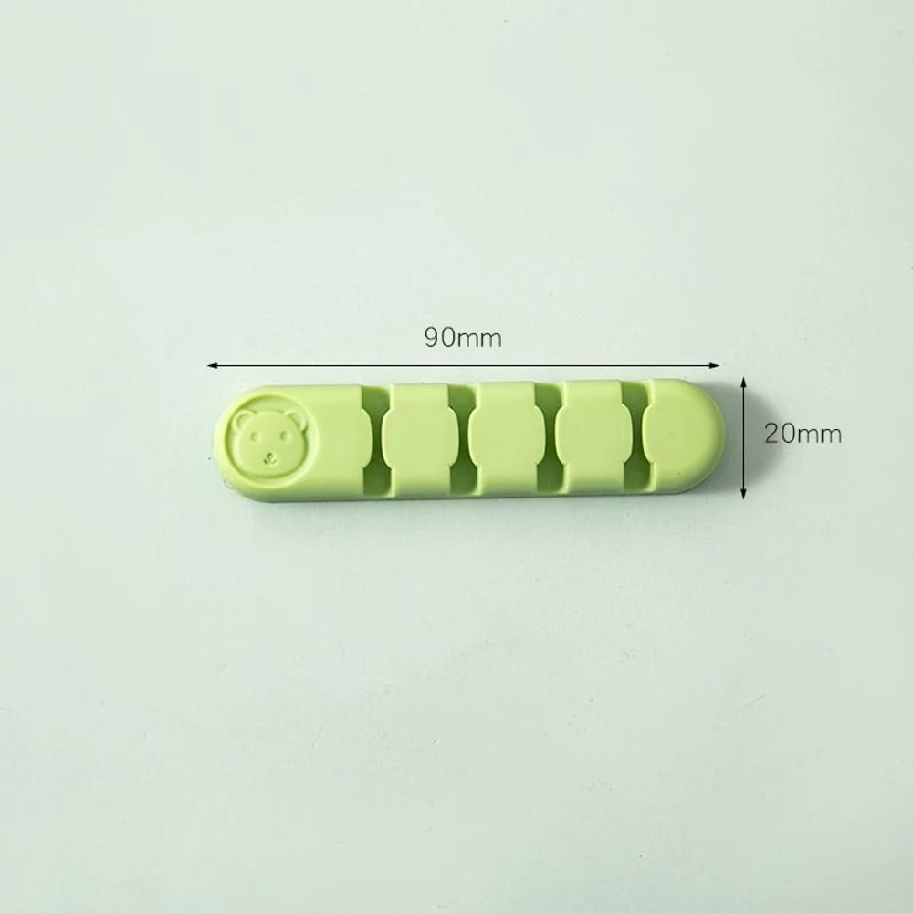 Cute Desktop Cable Organizer Clips Cord Holder For Desk Wire Management 5