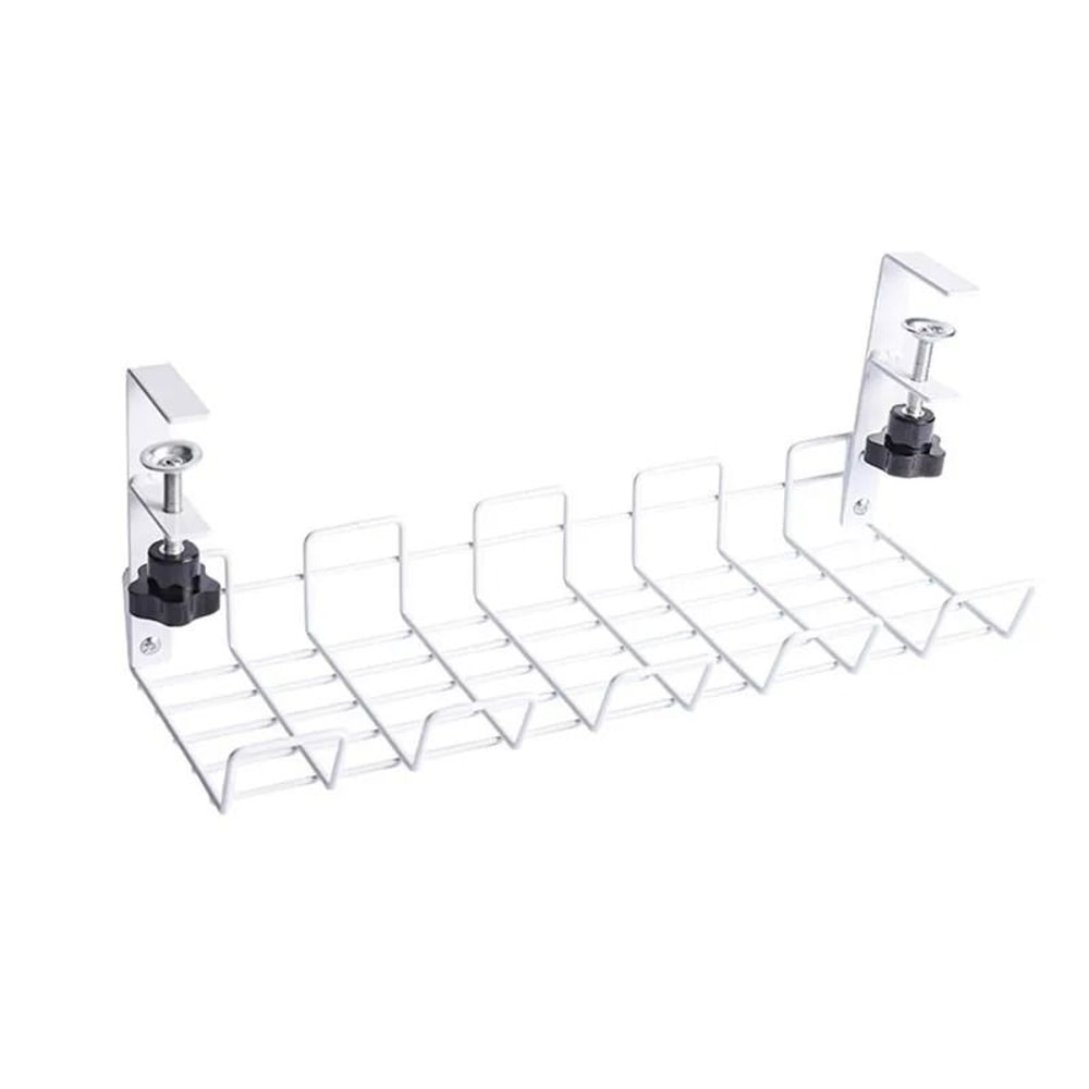 Under Desk Cable Management Tray Metal Desk Wire Organizer Rack 5
