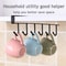 6 Hook Coffee Mug Holder Rack Under Cabinet Kitchen Cup Organizer 7