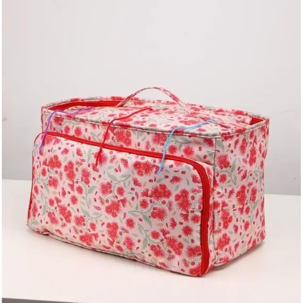 Portable Yarn Knitting Bag Crochet Storage Organizer Tote For Craft Projects 11