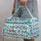 Portable Yarn Knitting Bag Crochet Storage Organizer Tote For Craft Projects 16