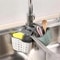 Adjustable Sink Sponge Holder Hanging Kitchen Sink Organizer Basket 7