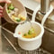 Adjustable Sink Strainer Basket Hanging Kitchen Sink Drain Organizer 10