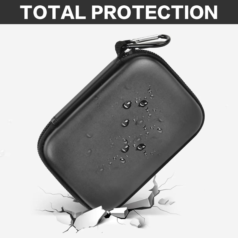 Portable SSD Carrying Case Compatible With Samsung T9 External SSD 6