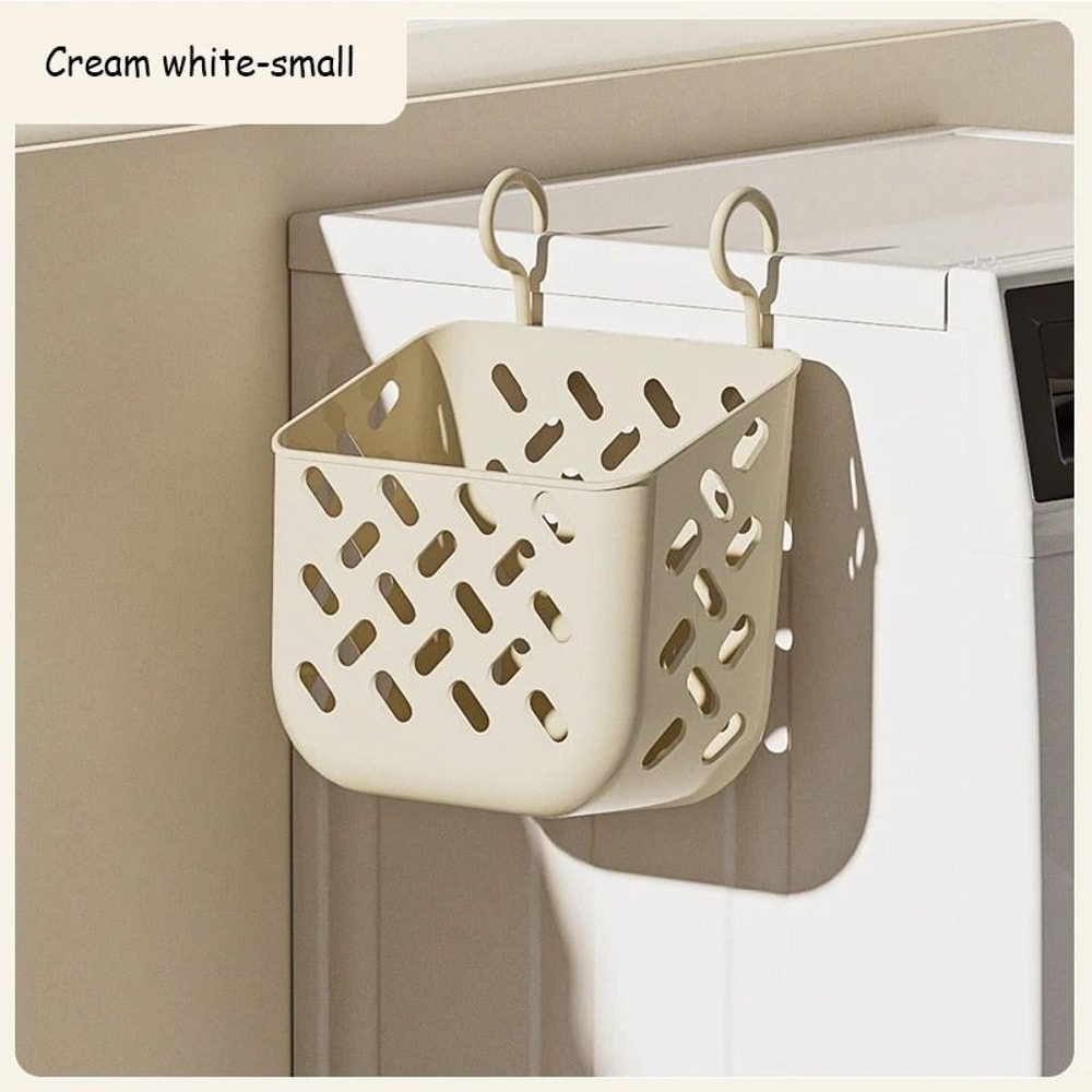 Large Folding Laundry Hamper Wall Hanging Fabric Storage Basket 2