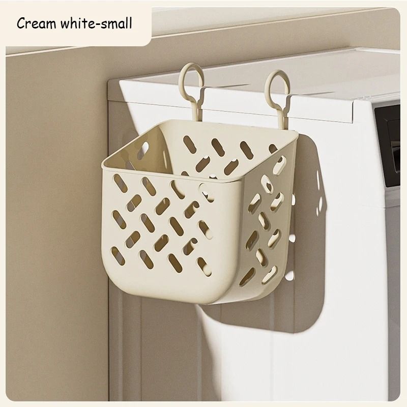 Large Folding Laundry Hamper Wall Hanging Fabric Storage Basket 2