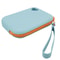 Portable Silicone Zipper Clutch Pouch With Wristlet Storage Bag 1