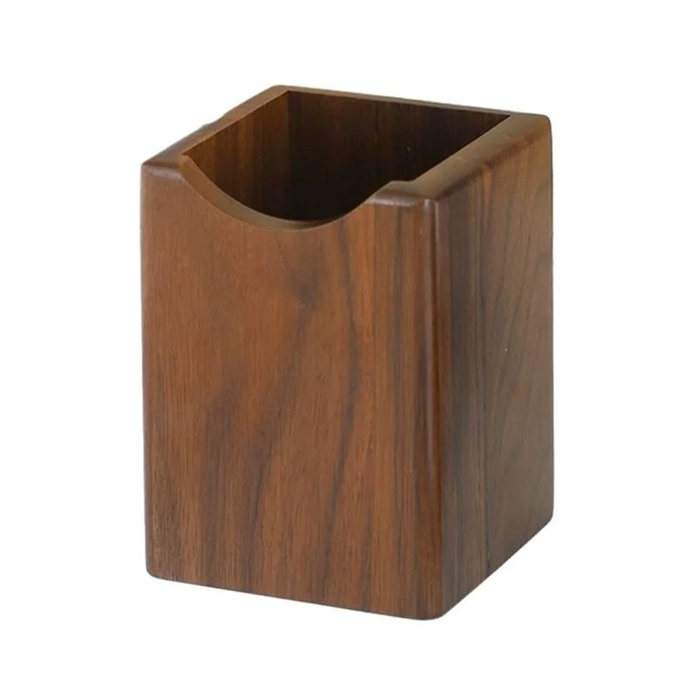 Natural Walnut Wooden Pen Holder Desk Pen Organizer For Office 0