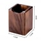 Natural Walnut Wooden Pen Holder Desk Pen Organizer For Office 1