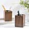 Natural Walnut Wooden Pen Holder Desk Pen Organizer For Office 4