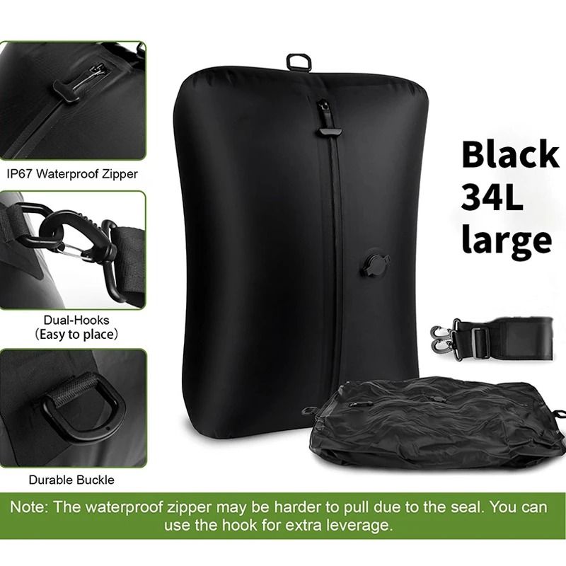 Reusable Travel Vacuum Compression Bag For Luggage Clothes Storage 6