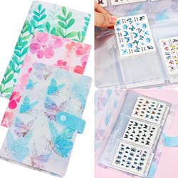 120 slot nail sticker storage album nail art sticker organizer book