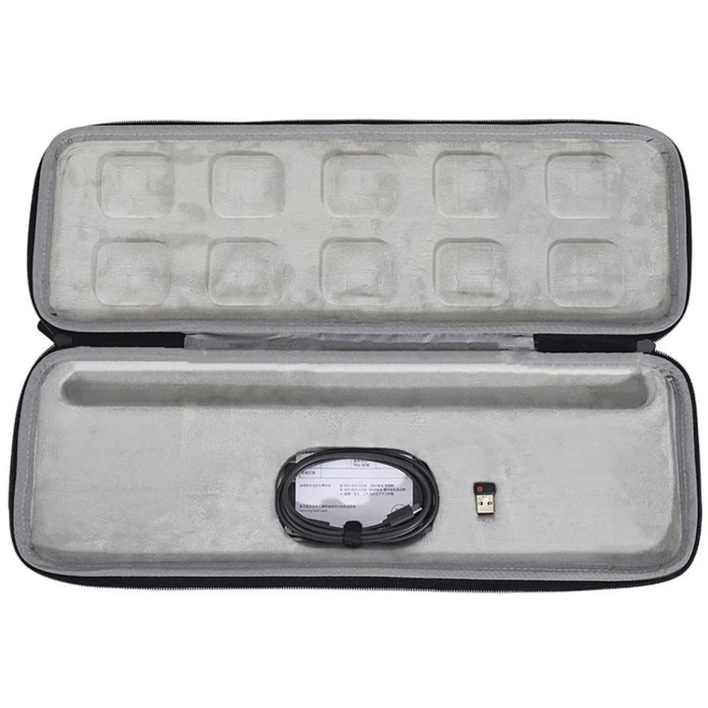 Hard Shell Keyboard Carrying Case Compatible With Logitech MX Keys 2