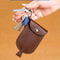 Genuine Leather Pull Out Key Holder Pocket Key Organizer Case 5