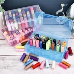 42 spool sewing thread storage box thread spool organizer case