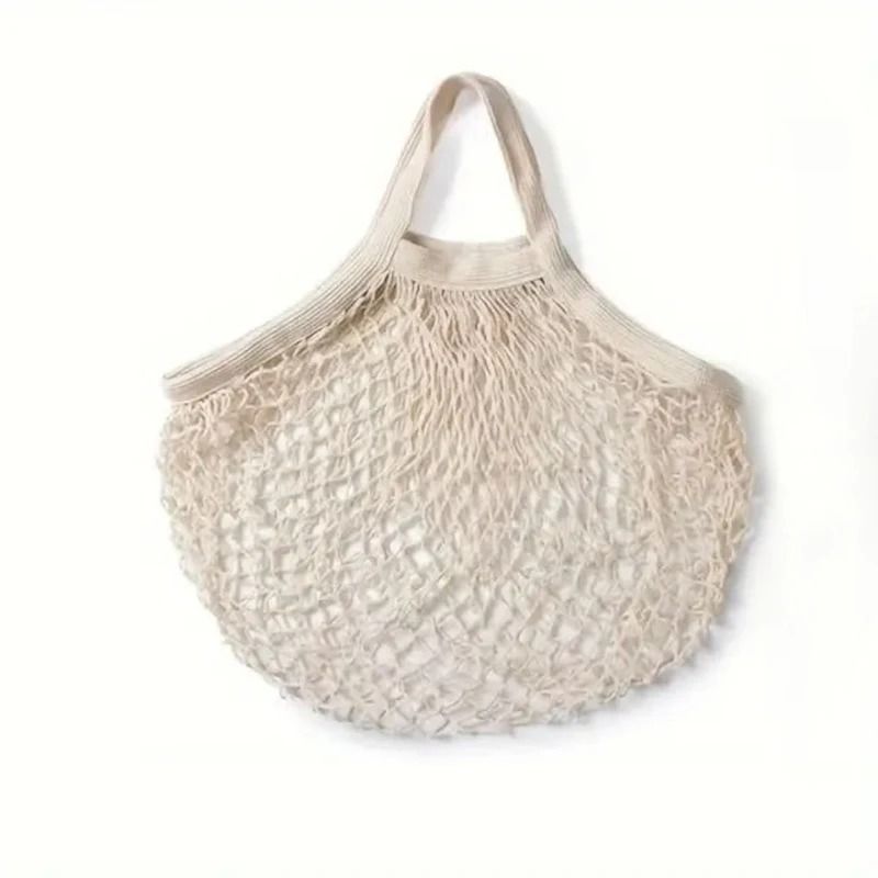 Reusable Mesh Grocery Shopping Bag Foldable Eco Friendly Produce Tote 0