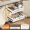 Pull Out Kitchen Cabinet Organizer Sliding Drawer Basket Shelf 4