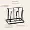 6 Cup Glass Drying Rack Non Slip Mug And Bottle Organizer 8