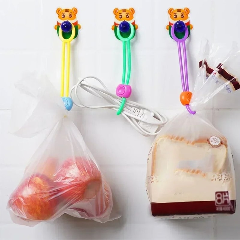 Reusable Food Bag Sealing Clips Snack And Grain Storage Clips 4