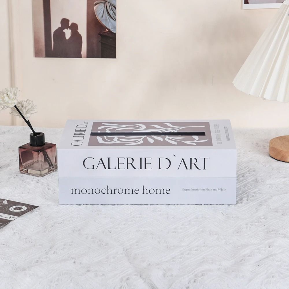 Luxury Book Style Tissue Box Decorative Table Napkin Holder 2