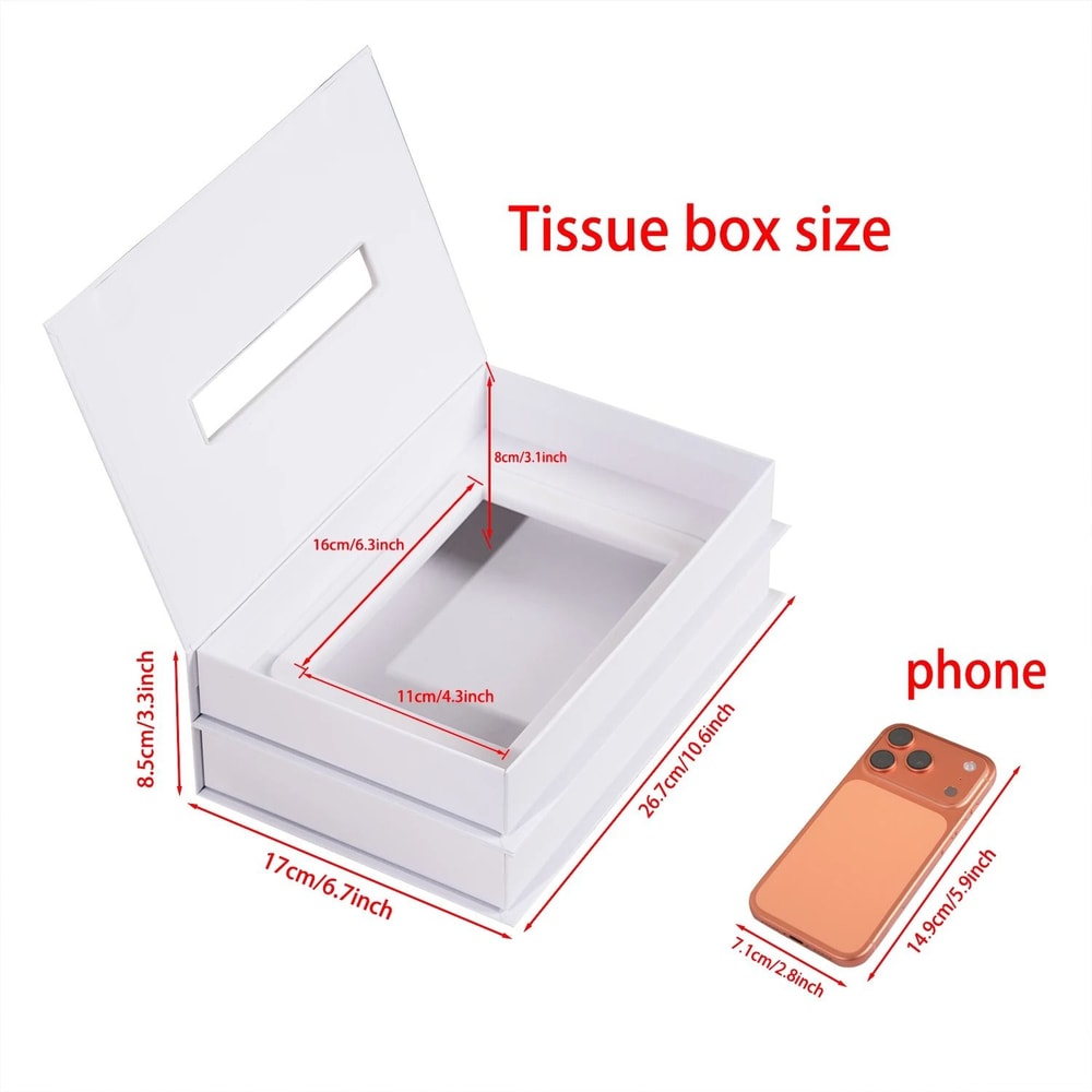 Luxury Book Style Tissue Box Decorative Table Napkin Holder 7