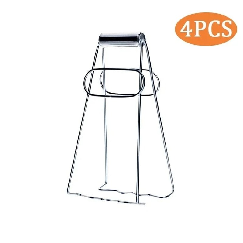 Stainless Steel Hot Dish Clamp Foldable Bowl And Pot Gripper 4