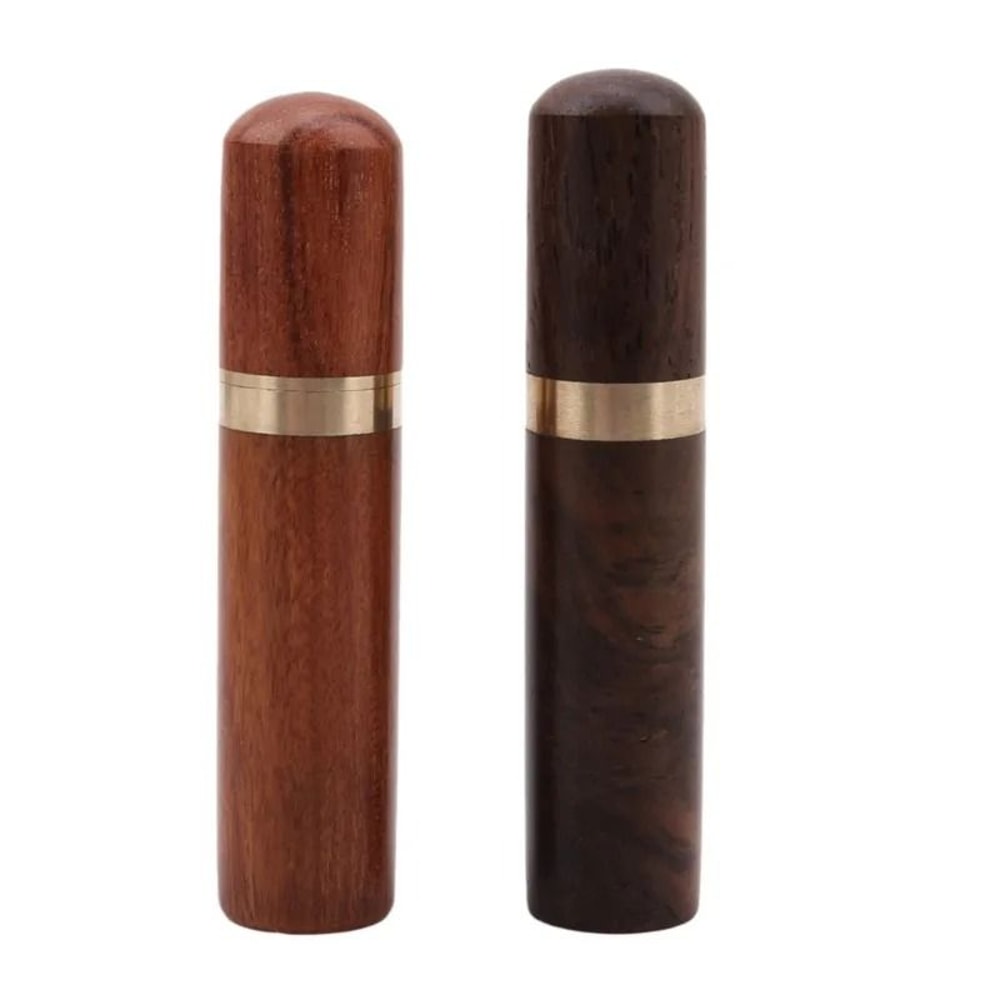 Portable Wooden Toothpick Holder Mini Toothpick Storage Dispenser 0