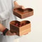 Wooden Heart Shaped Serving Tray Dessert And Candy Dish 2