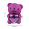Eternal Rose Bear Jewelry Gift Box Romantic Rotating Rose Case 4