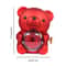 Eternal Rose Bear Jewelry Gift Box Romantic Rotating Rose Case 1