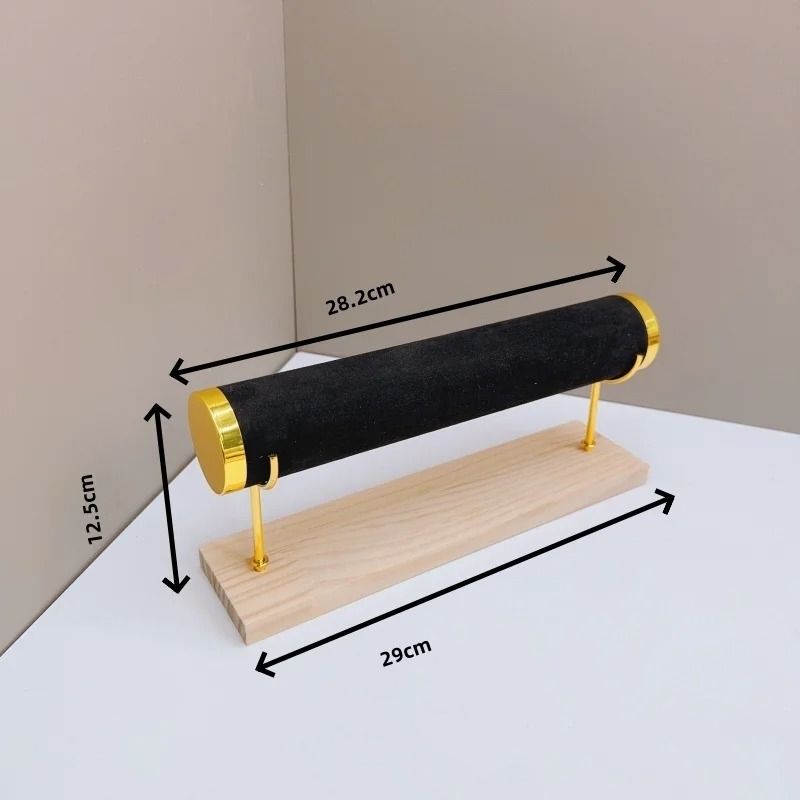 Detachable Bracelet Holder Stand Jewelry Display With Wooden Tray 1