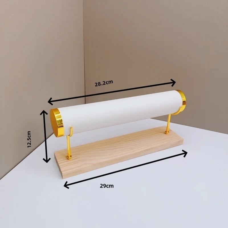 Detachable Bracelet Holder Stand Jewelry Display With Wooden Tray 2