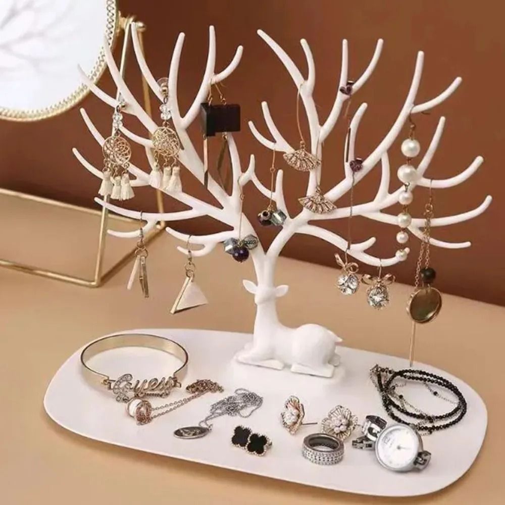 Creative Jewelry Display Stand Ring Bracelet Necklace Organizer 7
