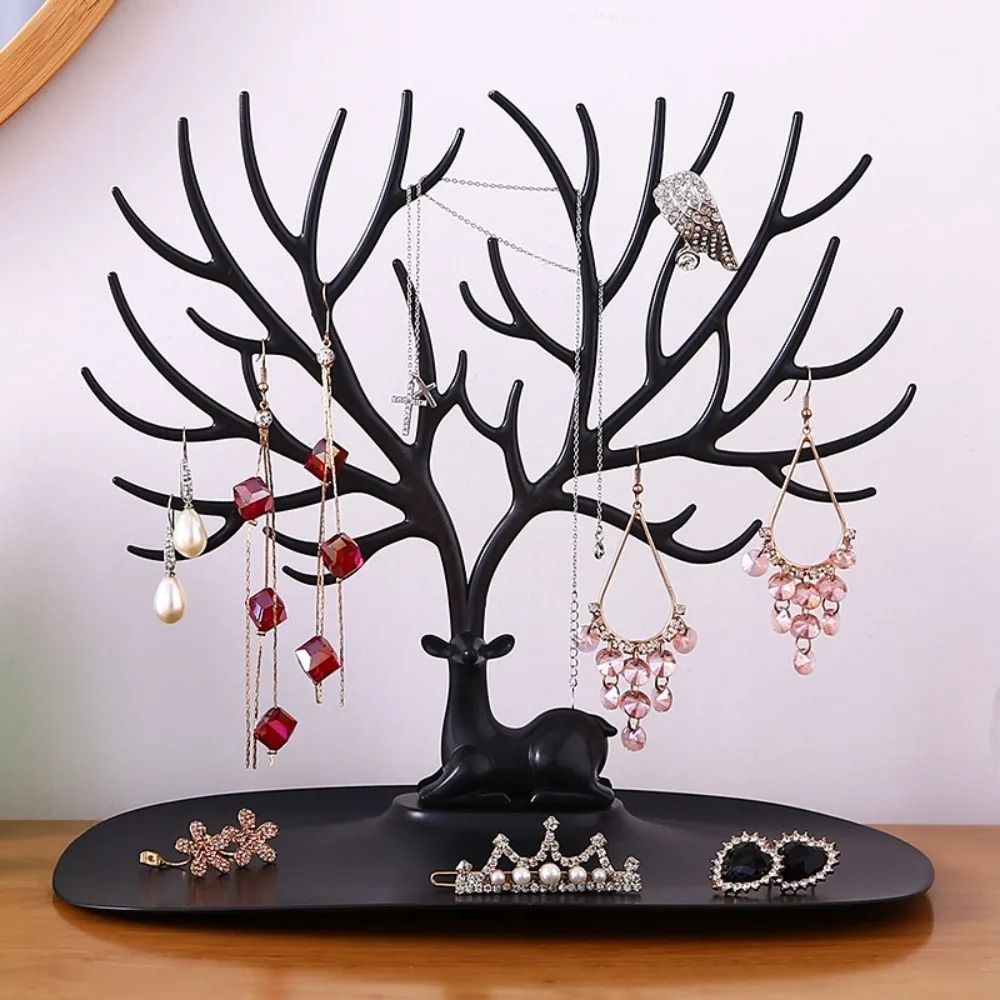 Creative Jewelry Display Stand Ring Bracelet Necklace Organizer 0