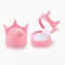 Crown Velvet Jewelry Box Ring Necklace Gift Display Case 3