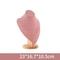 Wooden Mannequin Bust Necklace Display Stand Jewelry Holder 2