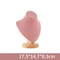 Wooden Mannequin Bust Necklace Display Stand Jewelry Holder 1