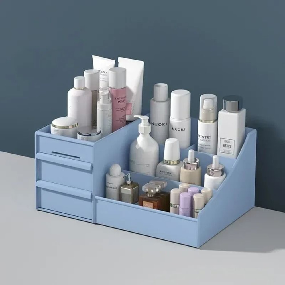 Plastic Makeup Storage Box Drawer Cosmetic Organizer 3