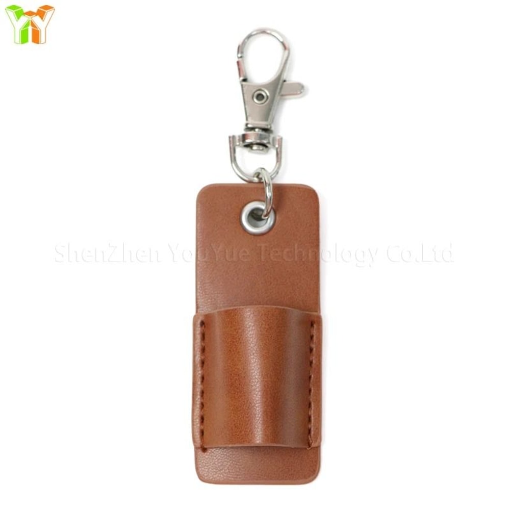 Compact Nurse Pen Holder Keychain Portable Leather Pen Clip Holder For Lanyard And Keys 2