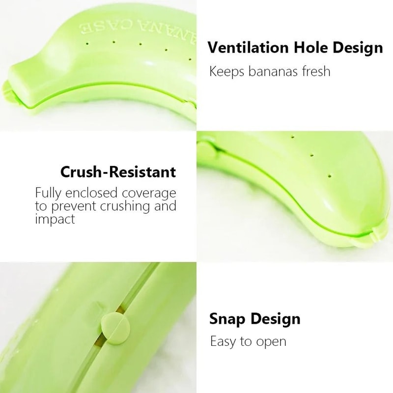 Portable Banana Storage Box Travel Banana Protector Case For Lunch Bags And Outdoor Snacks 7