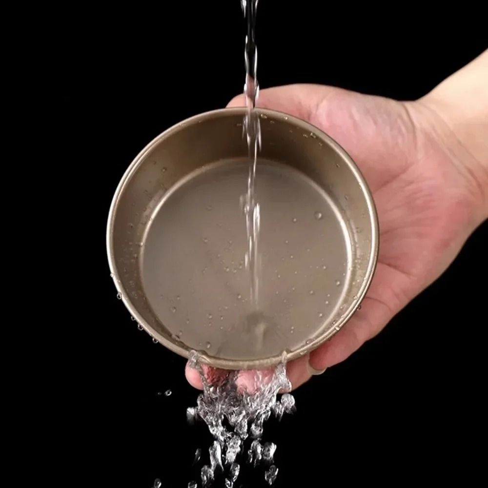 Mini Round Cake Mold For Air Fryer 4 Inch Carbon Steel Baking Pan For Bread Tart And Dessert Baking 4