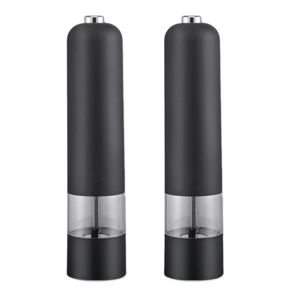 AutoGrind Electric Salt And Pepper Grinder Stainless Steel Automatic Pepper Mill One Hand Operation 5