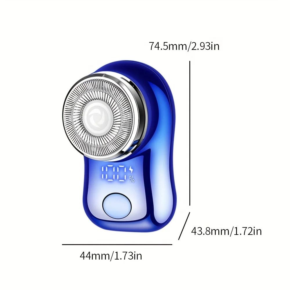 PocketPro Mini Electric Shaver For Men Portable Capsule Electric Razor Compact Travel Beard Shaver 7