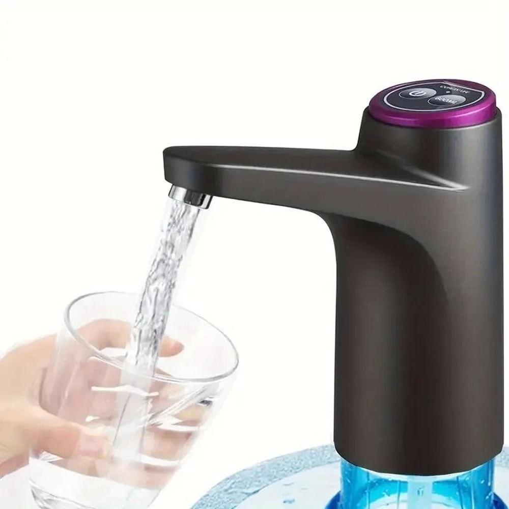 AquaFlow Portable Water Dispenser Pump USB Rechargeable 5 Gallon Water Bottle Pump Automatic Drinki 0