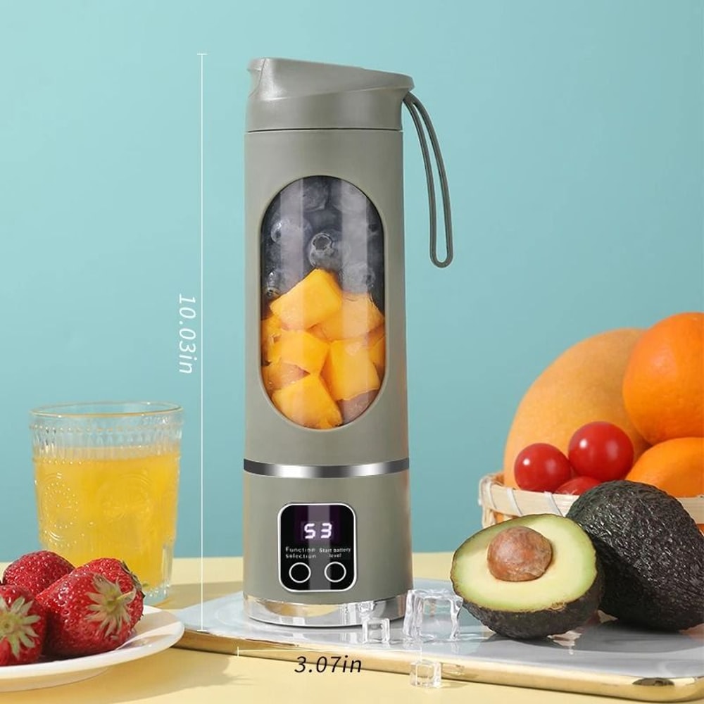 BlendGo Portable USB Blender Rechargeable Personal Smoothie Blender Mini Travel Fruit Juicer 1